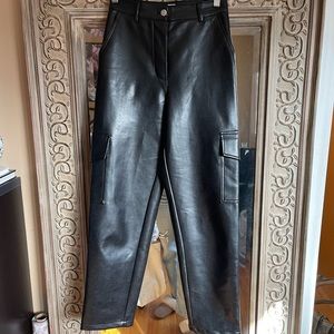 Wilfred Free Modern Cargo Vegan Leather Pants